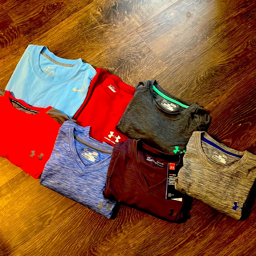 7 Nike/Under Armor Shirts